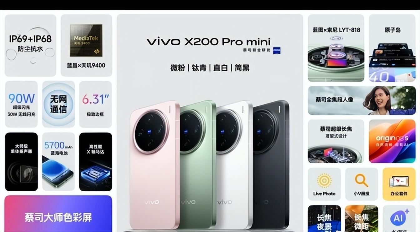 vivoX200Promini 正式上線,Pro又mini ,小屏黨們是你的福音嗎?