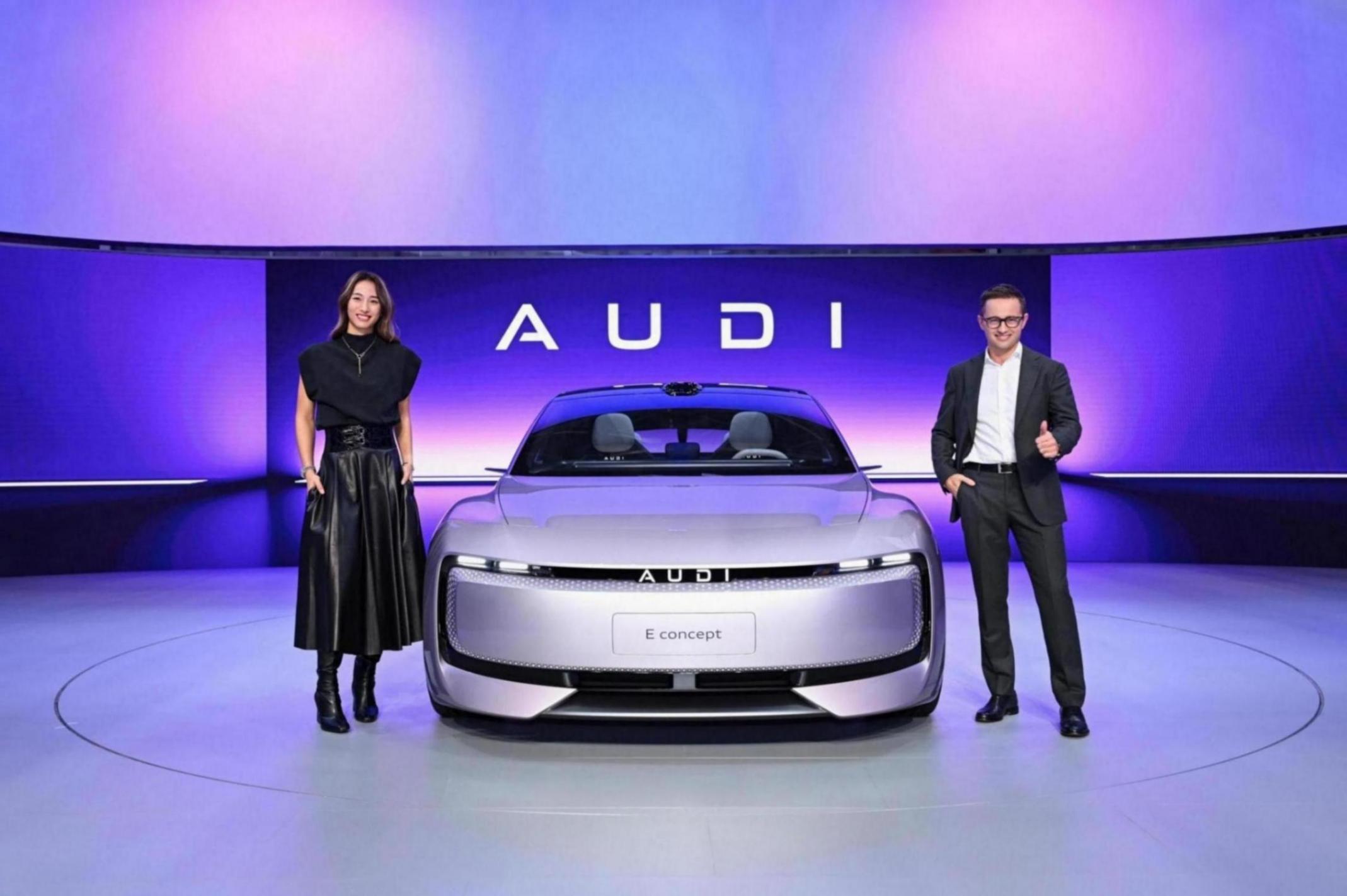 奧迪新品牌AUDI及品牌代言人鄭欽文驚艷亮相2024廣州車展