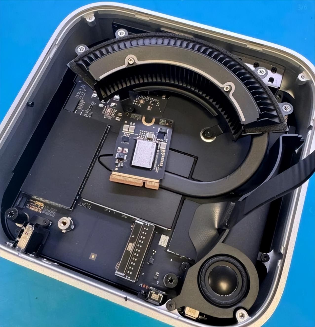2024款蘋果256GB Mac mini拆解:雙128GB配置