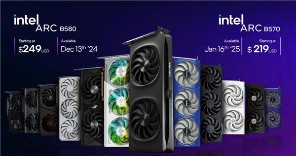 Intel推出全新B580顯卡,4060價4060ti性能,能否沖擊N卡霸主地位