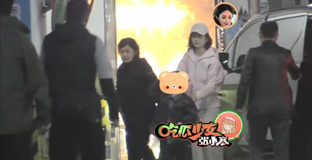趙麗穎帶兒子探班