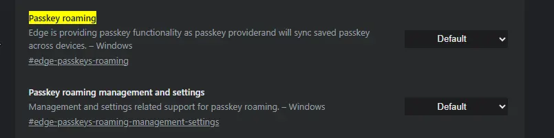 微軟Edge Canary瀏覽器測(cè)試新功能:跨設(shè)備同步Passkey通行密鑰