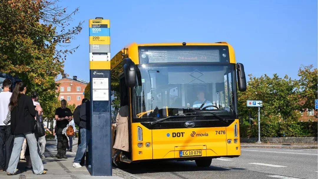 比亞迪在丹麥交付歐洲市場第5000輛純電動大巴